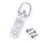 Framer Supply Heavy Duty 3 Hole Steel D-Ring Picture Hangers & #6 1/2" Pan Head Philips Screws